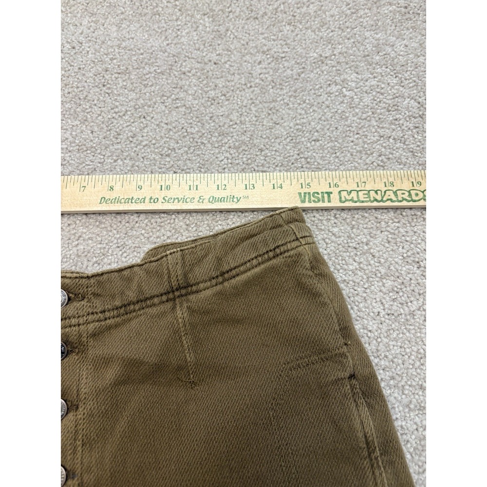 Women's We The Free People Brown Corduroy Wide Leg Pants Size 32 - Picture 4 of 5